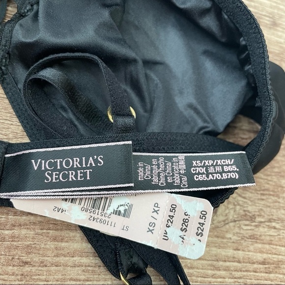 NWT Victoria's Secret Black Bralette Size XS - Picture 3 of 3